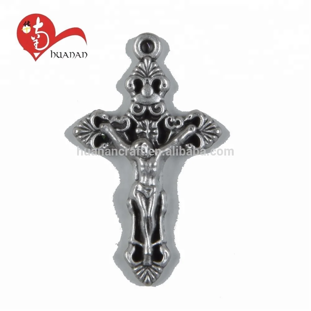 New technology products Jesus section metal patterns prayer cross necklace pendant