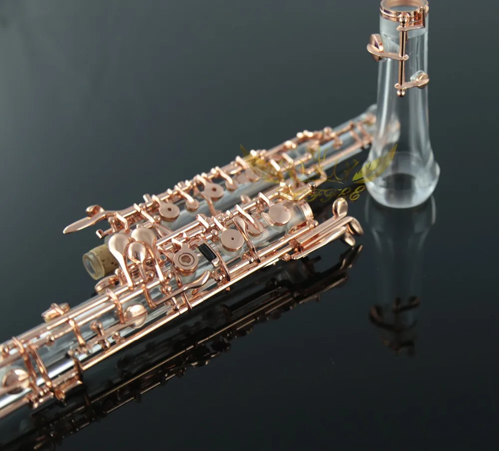Professional Oboe Player Type Semi Automatic Rose Gold Plated Crystal
