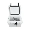 beverage container jockey box coolers with single faucet and coil