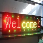 Outdoor full color small moving message P10 led sign led display screen