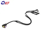 Wire harness connect ECU connector 24pin female and Bosch 3pin male female waterproof connector