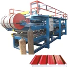 EPS Sandwich Wall Panel Making Machine,Rock Wool Sandwich Tiles Rolling Making Line