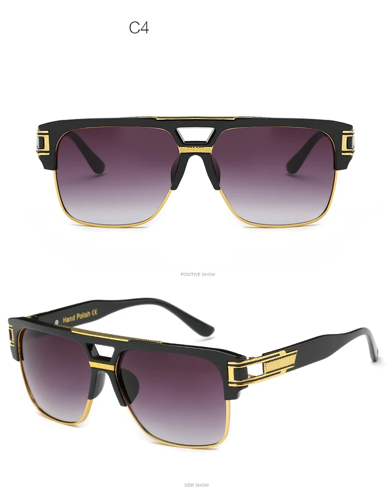 SHINELOT M259 High Quality Fashion Square Sunglasses Hot Sale Men And Women Cool Designer Sun Glasses Gafas