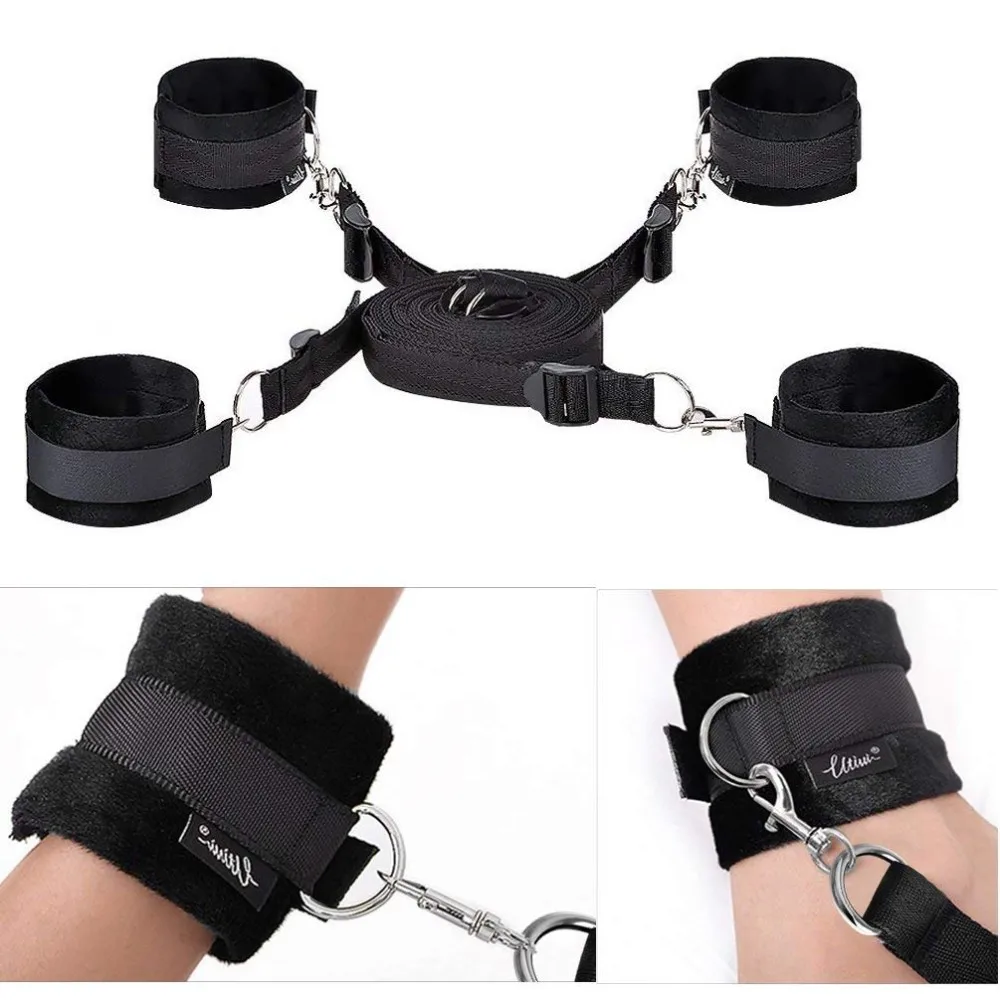 Under Bed Bondage Restraints Belts Adult Sm Sex Slave Restraints Bdsm