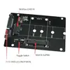 2 in 1 Combine Mini PCI-E M.2 NGFF & mSATA SSD To SATA 3.0 III Adapter PCB Card