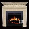 Hand Carved Home Decorative simple style marble fireplace