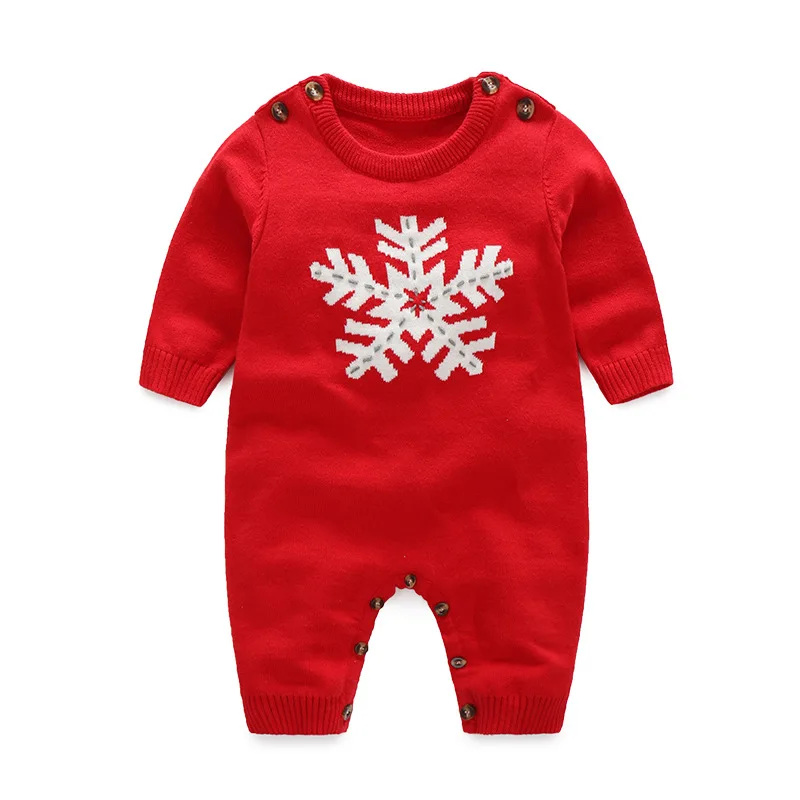 DM 589 wholesale toddler wear red grey sweater clothes red knit cotton Christmas romper DM 589 wholesale toddler wear red grey sweater clothes red knit cotton Christmas romper