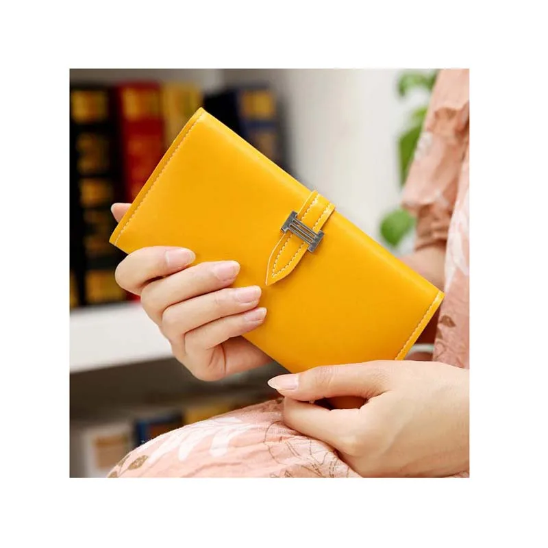 Fashion Korean Women Purse Long Fashion Handbag With Clasp Buckle Leather Wallet Card Bag Dinner Bag, Display
Fashion Korean Women Purse Long Fashion Handbag With Clasp Buckle Leather Wallet Card Bag Dinner Bag, Display