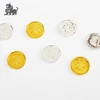 Plastic gold coin board game colored tokens