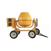 one 1 bagger portable concrete mixer/4 wheel 300L drum capacity cement concrete mixer with diesel gas electric engine