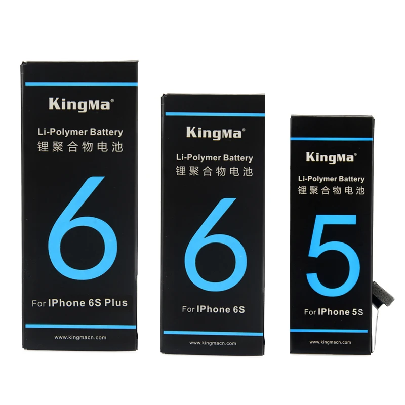 KingMa Good Quality mobile phone Li-polymer battery replacement for iPhone 5 5s 6 6plus 6s 6s plus, Black
KingMa Good Quality mobile phone Li-polymer battery replacement for iPhone 5 5s 6 6plus 6s 6s plus, Black