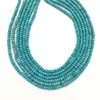 Wholesale 3*4mm stone turquoise faceted rondelle gemstone beads