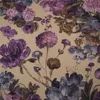 South africa India DTY/FDY velboa floral burnout print sofa upholstery fabric