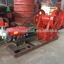 New technology stone cutting machine diesel engine jaw crusher widely used in railway/water conservancy/chemical industry