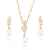 64035 Xuping Fashion wholesale dubai gold plated pearl jewelry sets