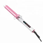 Low power LCD display hair curlers rollers spiral