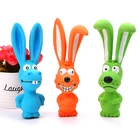 Stocked Pet Chew Toy Latex Rabbit Pet Chewing Funny Squeaky Toy Dog Toy With Sound