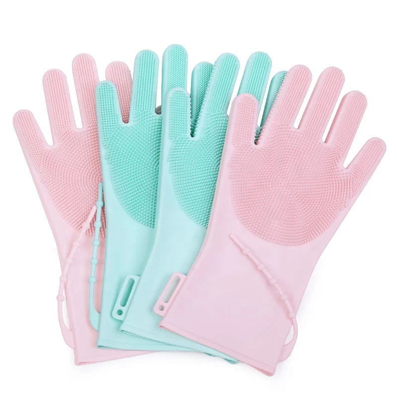 Hot Sale BPA Free Gloves Kitchen Wash Gloves Magic Silicone Gloves With Wash Scrubbers, Quartz pink;bluish green
Hot Sale BPA Free Gloves Kitchen Wash Gloves Magic Silicone Gloves With Wash Scrubbers, Quartz pink;bluish green
