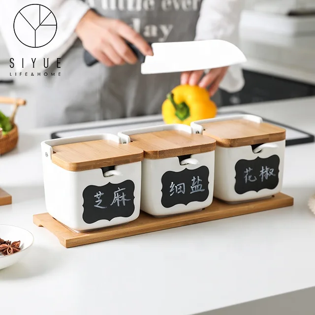 Wholesale Kitchen Spice Tea Coffee Sugar Salt Ceramic Storage Consiment Jar Single One Piece 1913
Wholesale Kitchen Spice Tea Coffee Sugar Salt Ceramic Storage Consiment Jar Single One Piece 1913
