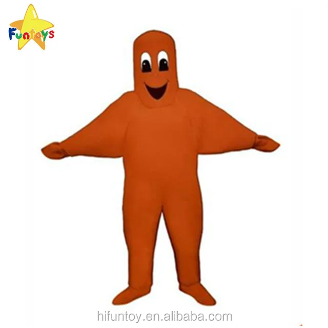 funtoys ce yellow star fish guy mascot costume