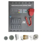 Multi-channel zoned audio voice evacuation system control panel and speaker