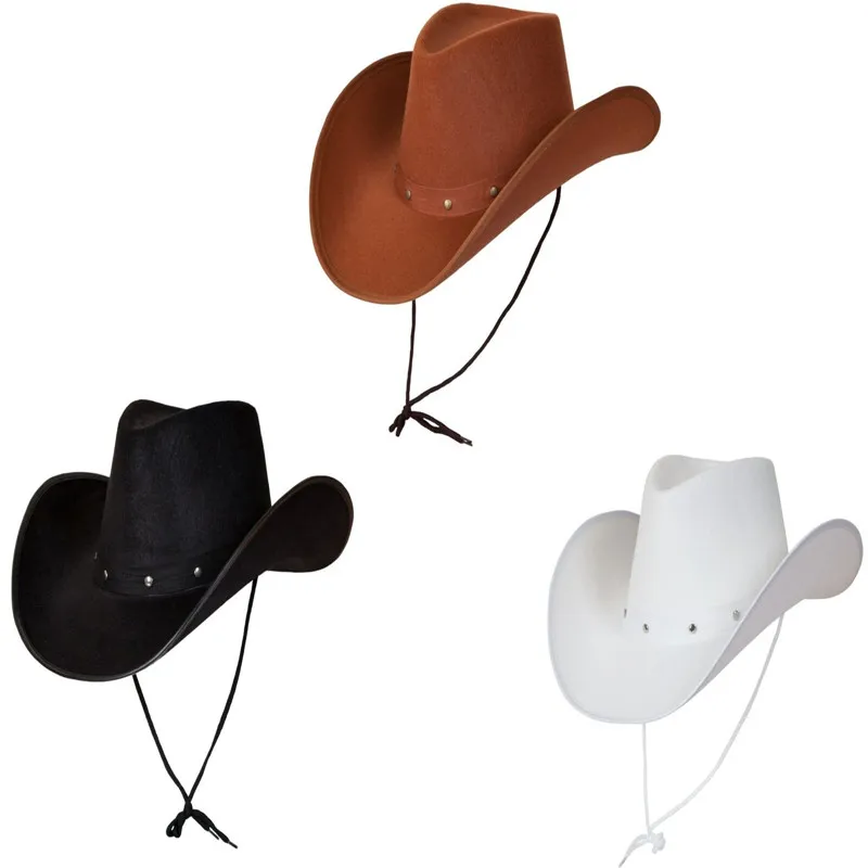 Texan หมวกคาวบอยสำหรับ American Wild Western & Indian ชุดแฟนซี AG682