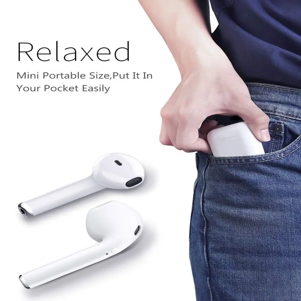 Germany France UK Popular Factory Discount Mini Wireless Earphone i7s i9 i11 i12 TWS 5.0 Headset Stereo Microphone Dual Talking - ANKUX.COM