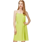 Casual Dress Fashion Green Elegant Chiffon Sexy Short Dress For Women Ladies Clothing