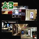 LED aluminum light box and display by extrusion profiles