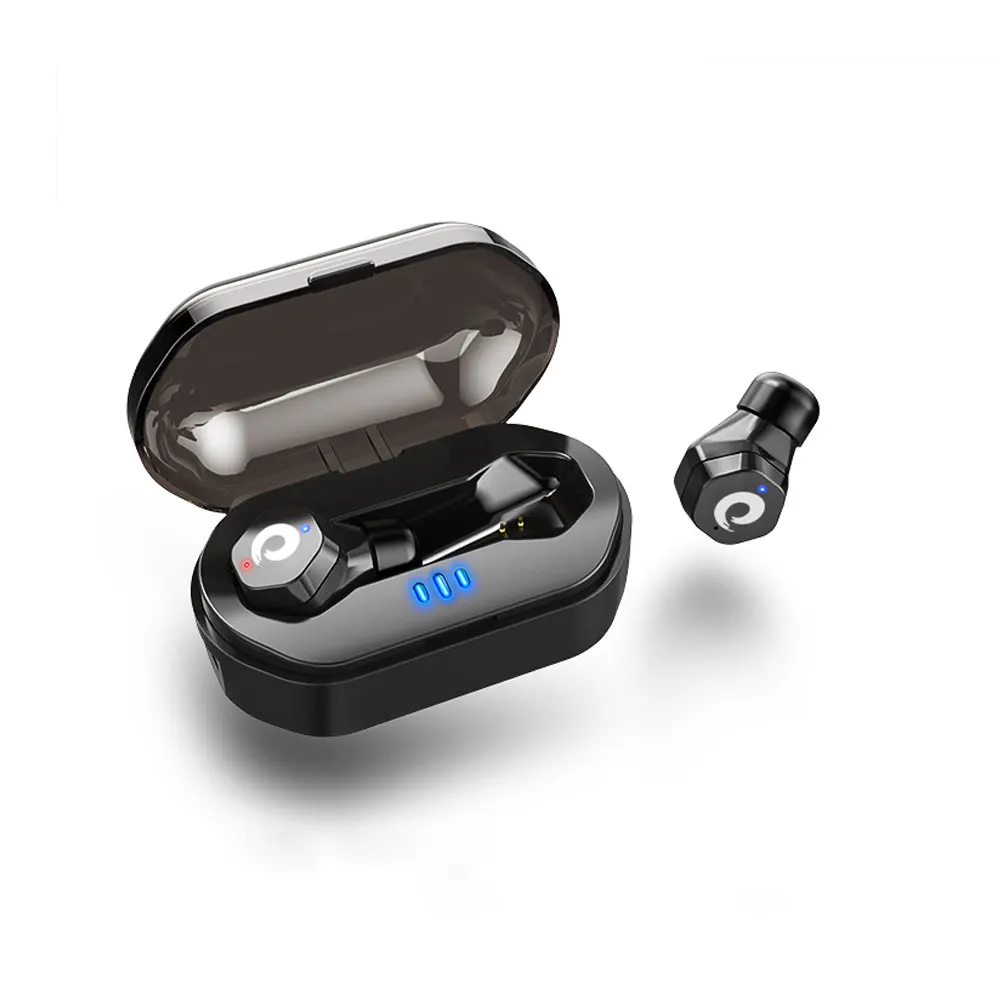 Wholesale Factory ! Wireless Bluetooth Ear-pods 5.0 Version Mini Stereo Headphone with 380mAh Power Bank
Wholesale Factory ! Wireless Bluetooth Ear-pods 5.0 Version Mini Stereo Headphone with 380mAh Power Bank