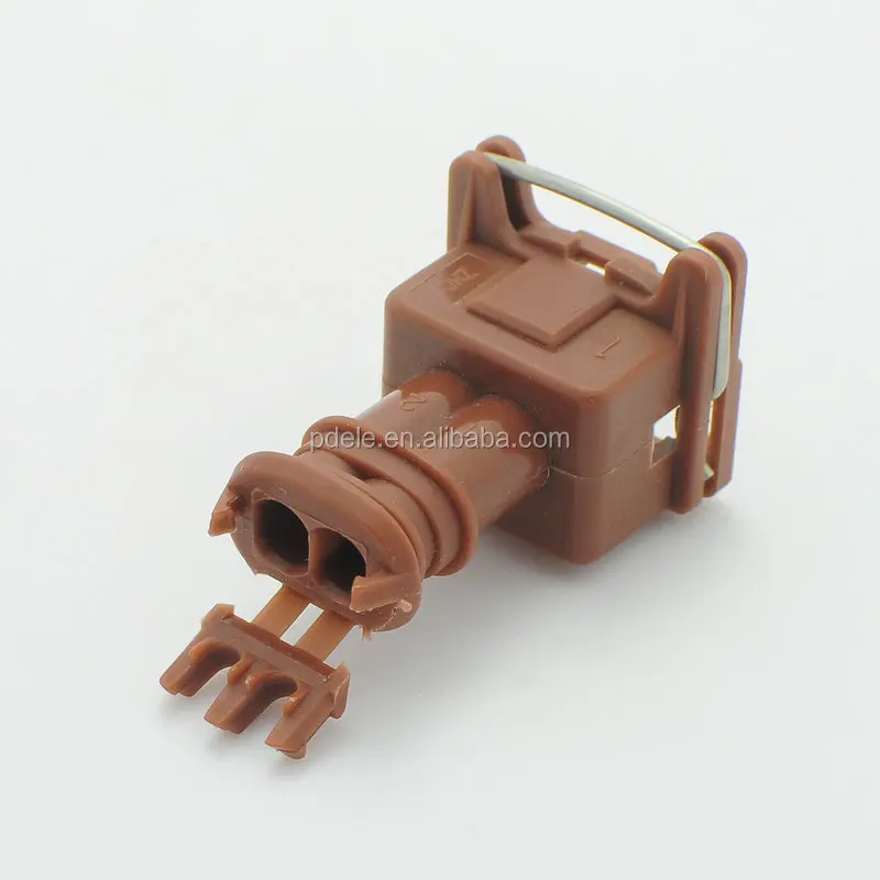 2 way Tyco/Amp 282682-1 brown female housing plug electrical waterproof wire harness auto connector