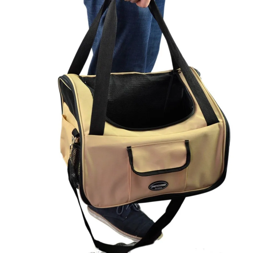 Pet Gog Puppy Car Seat Travel Bag Portable Carrier Crate Safe Cage House