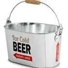 2019 Metal Aluminum Ice Bucket drink Holder With Handle