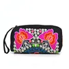 custom Hmong ethnic boho embroidered china wholesale canvas wallets for women