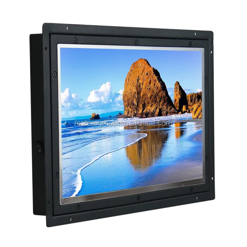 Rcstars 10 inch open frame lcd digital signages ips lcd monitor advertisement display screen kiosk