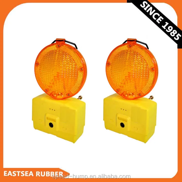 Yellow Or Red 6 Led Flashing Battery Operated Traffic Warning Lights