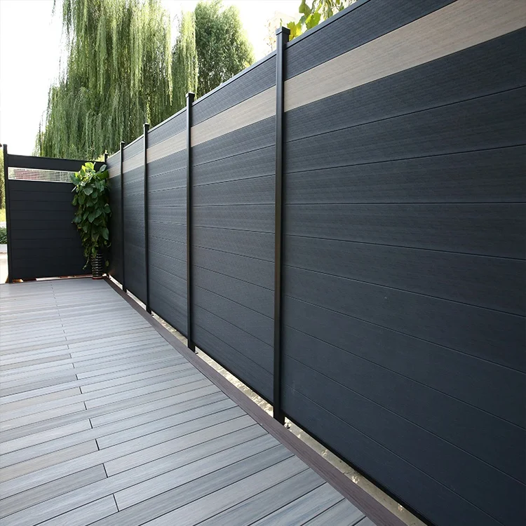 ODM/OEM/Customized High quality Waterproof UV  wood wpc garden fence panels manufacturer
