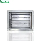 HVAC accessories duct connector galvanized steel metal air volume control motorized electric air damper