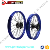 YZ85 12/14/17 Inch Mini Motocross Dirt bike Black hubs MX Alloy hole spoked wheels