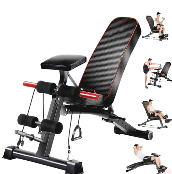 Gym fitness equipment bench adjustable multi-function flat bench weight lifting bench
Gym fitness equipment bench adjustable multi-function flat bench weight lifting bench