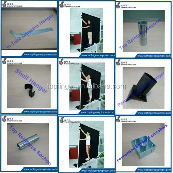 China Wholesale Aluminum Wedding Backdrops With Stand Auminum Curtain Pole