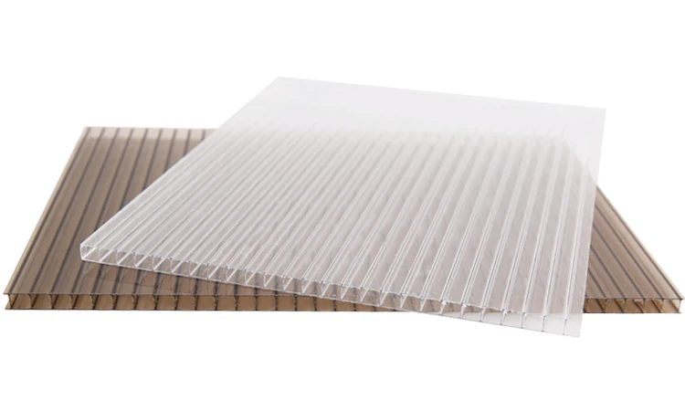 8MM Cheap Price Twinwall Plastic Hollow Polycarbonate Sheet For Greenhouse
