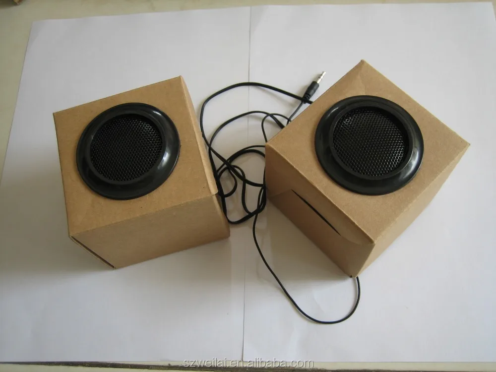 in high quality factory wholesale low cost carton speaker