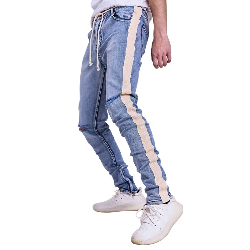 OEM high waisted stock dropshipping track skinny men jeans
OEM high waisted stock dropshipping track skinny men jeans