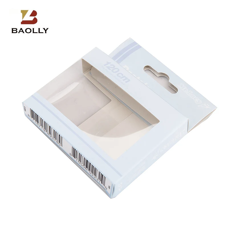 custom printing pvc window paper box packing for eyelash box