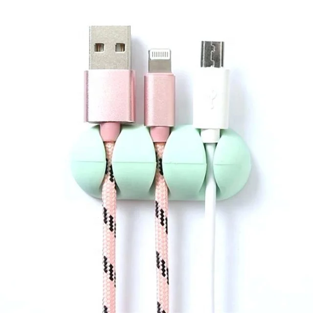 Office desk accessories candy color silicone cord organizer, White pink black blue, or custom
Office desk accessories candy color silicone cord organizer, White pink black blue, or custom