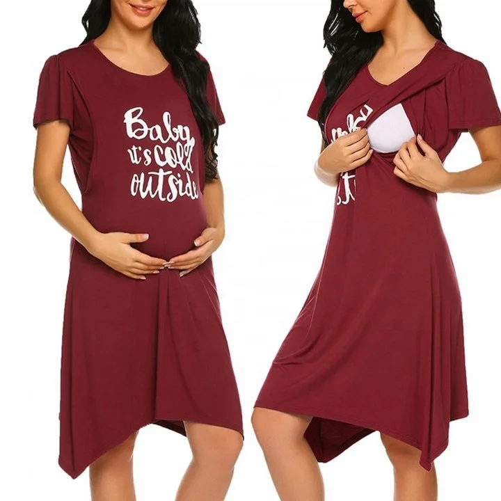 2019 european bestseller maternity clothing dresses wear summer ladies pregnant women clothes fashion short sleeve nursing dress, Red, black
2019 european bestseller maternity clothing dresses wear summer ladies pregnant women clothes fashion short sleeve nursing dress, Red, black