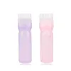 Professional Hair Colouring Comb Empty Hair Dye Bottle With Applicator Brush Dispensing Salon Hair Coloring Styling Tool