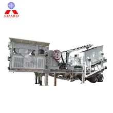 High efficiency high accuracy hydraulic granite mobile mini jaw crusher machine