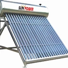 Non-pressurized vacuum tubes solar water heater